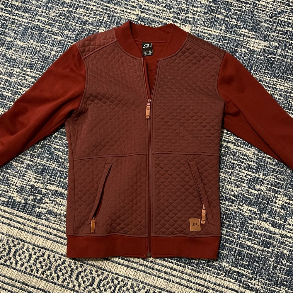 Oakley red bomber jacket - great shape - size m